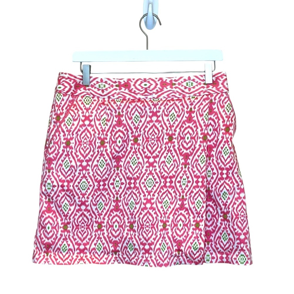 PETER MILLAR Pink/Green Abstract Skort - Picture 1 of 3